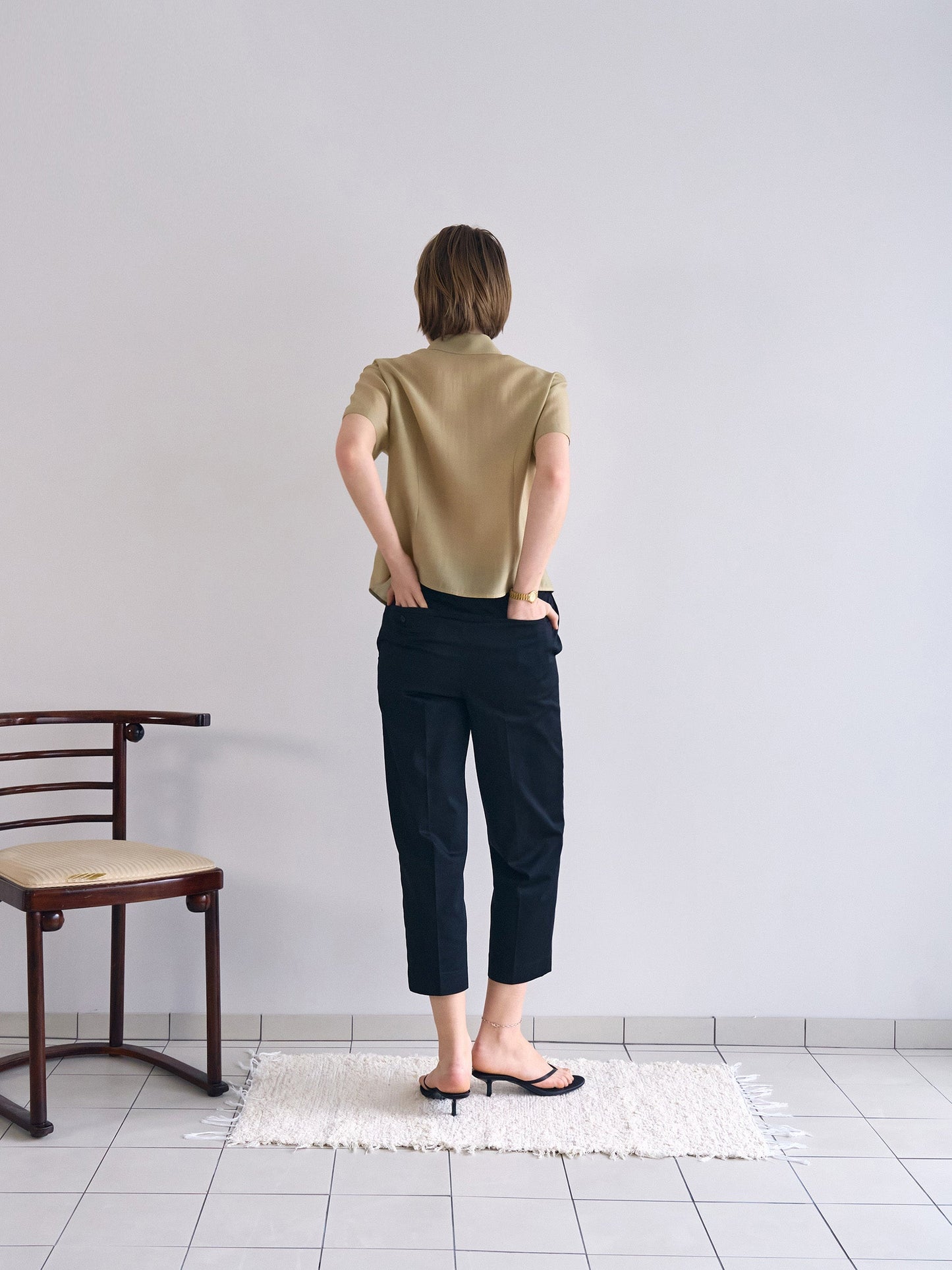PATRICIA ANKLE PANTS [ Classic Black ]