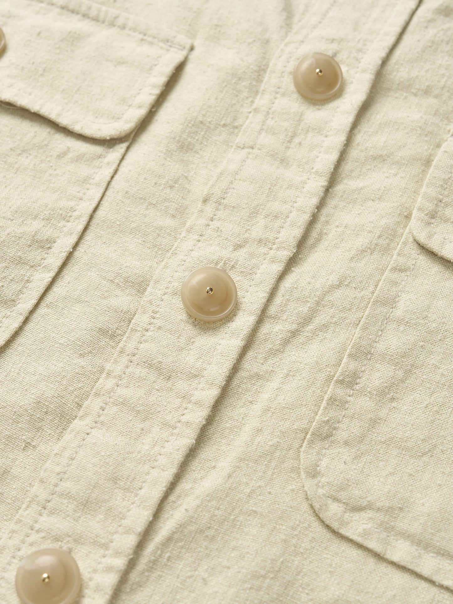 CAROLINE SILK LINEN JACKET [ Natural ]