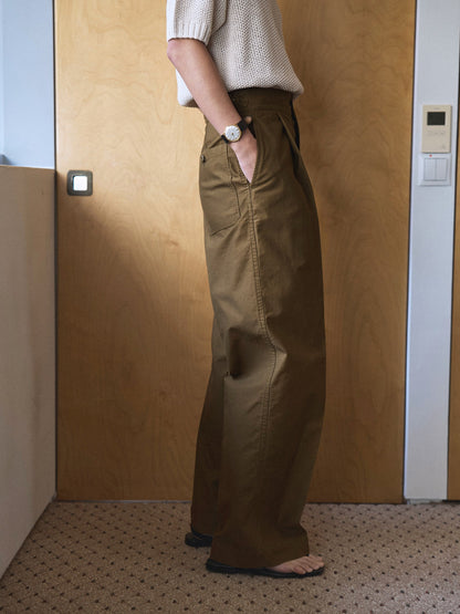 50's ITALIAN ARMY CHINO PANTS [ Golden Brown ]