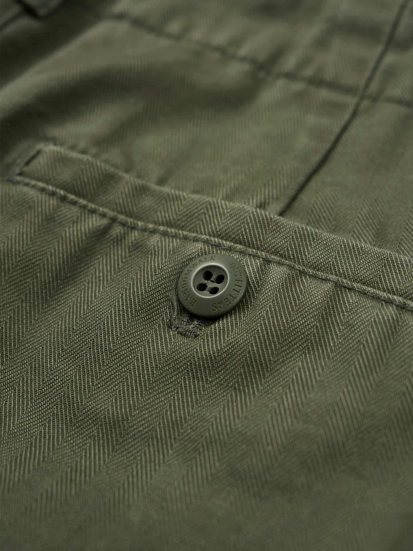 LILY UTILITY CARGO SKIRT [ Herringbone Khaki ]