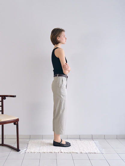 SOFT STRETCH SLEEVELESS [ Black ]