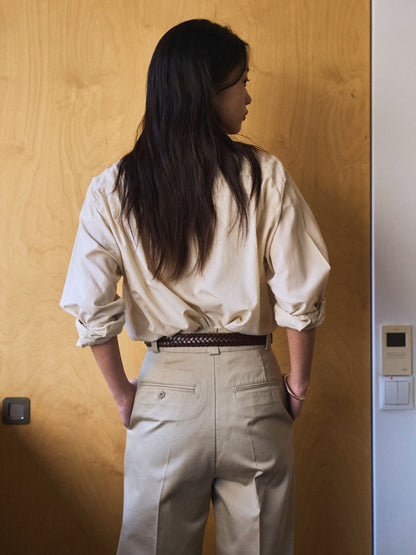 MARTHA LIGHT COTTON SHIRT [ Neutral ]