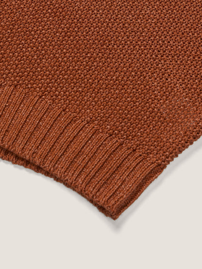LOW GAUGE SKIPPER SWEATER New Season [ Terracotta Red ]