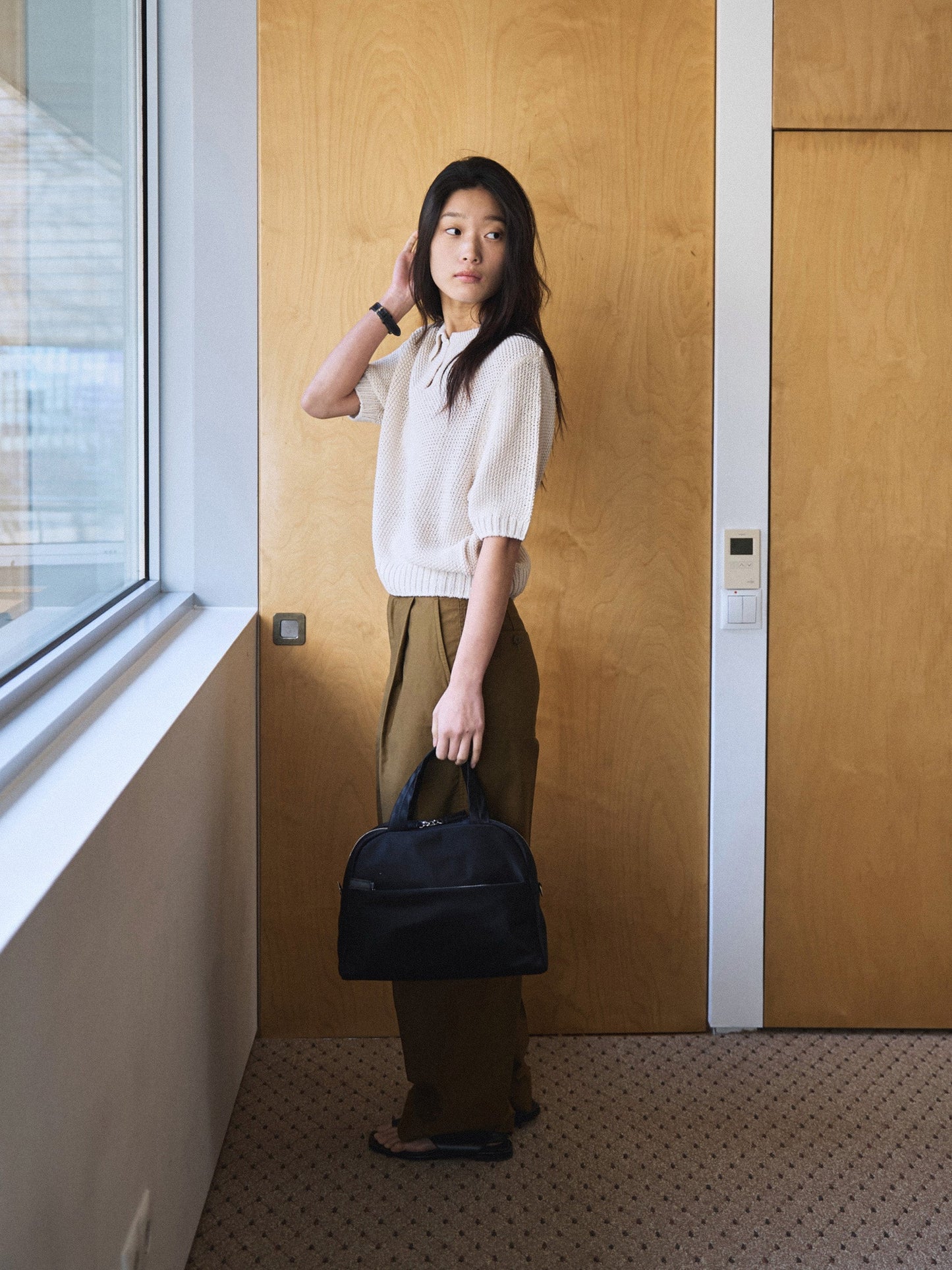 LOW GAUGE SKIPPER SWEATER New Season [ Soft Cream ]