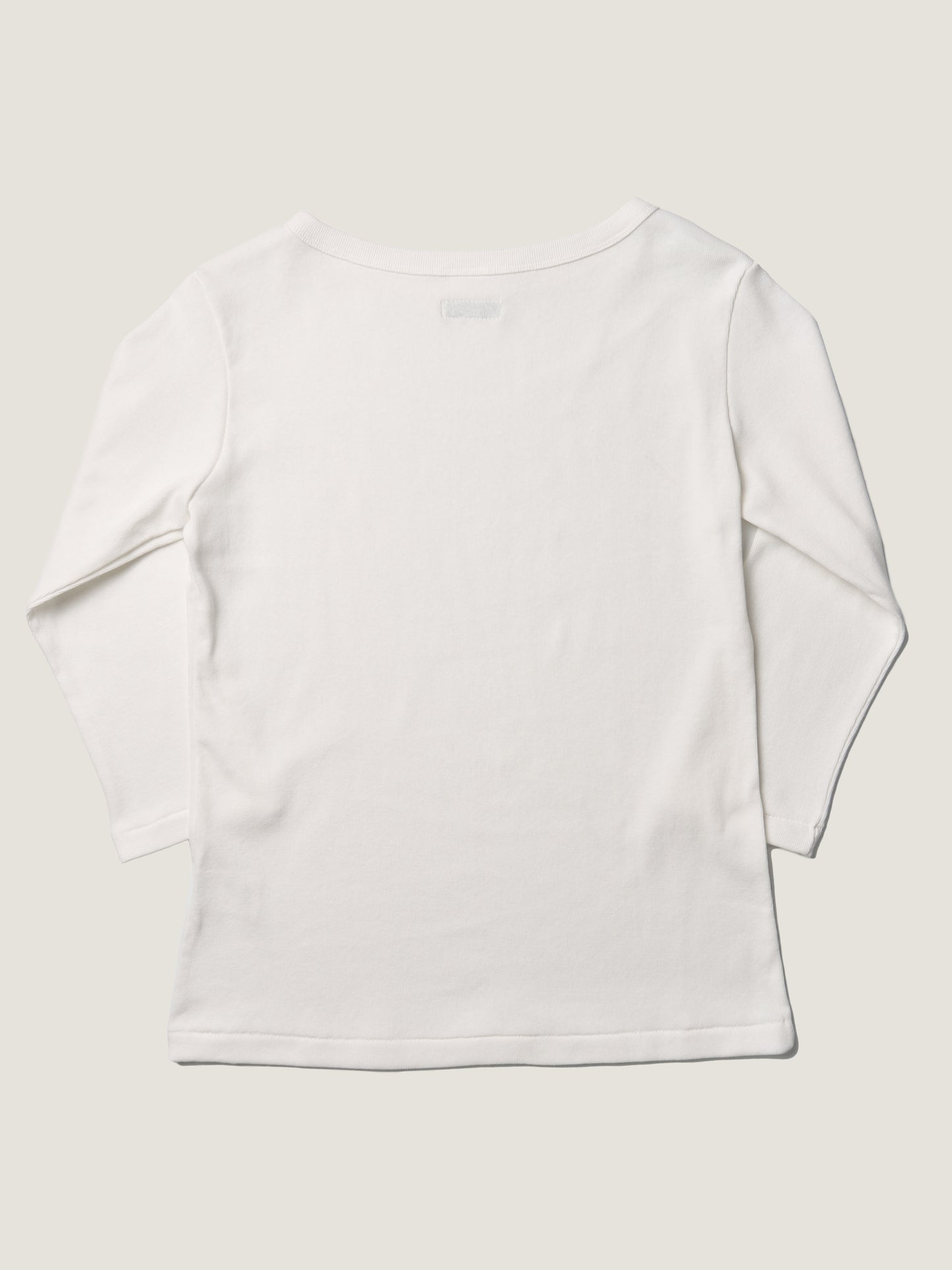SOFTNESS 3/4 SLEEVE TEE [ White ] - 2nd Restock