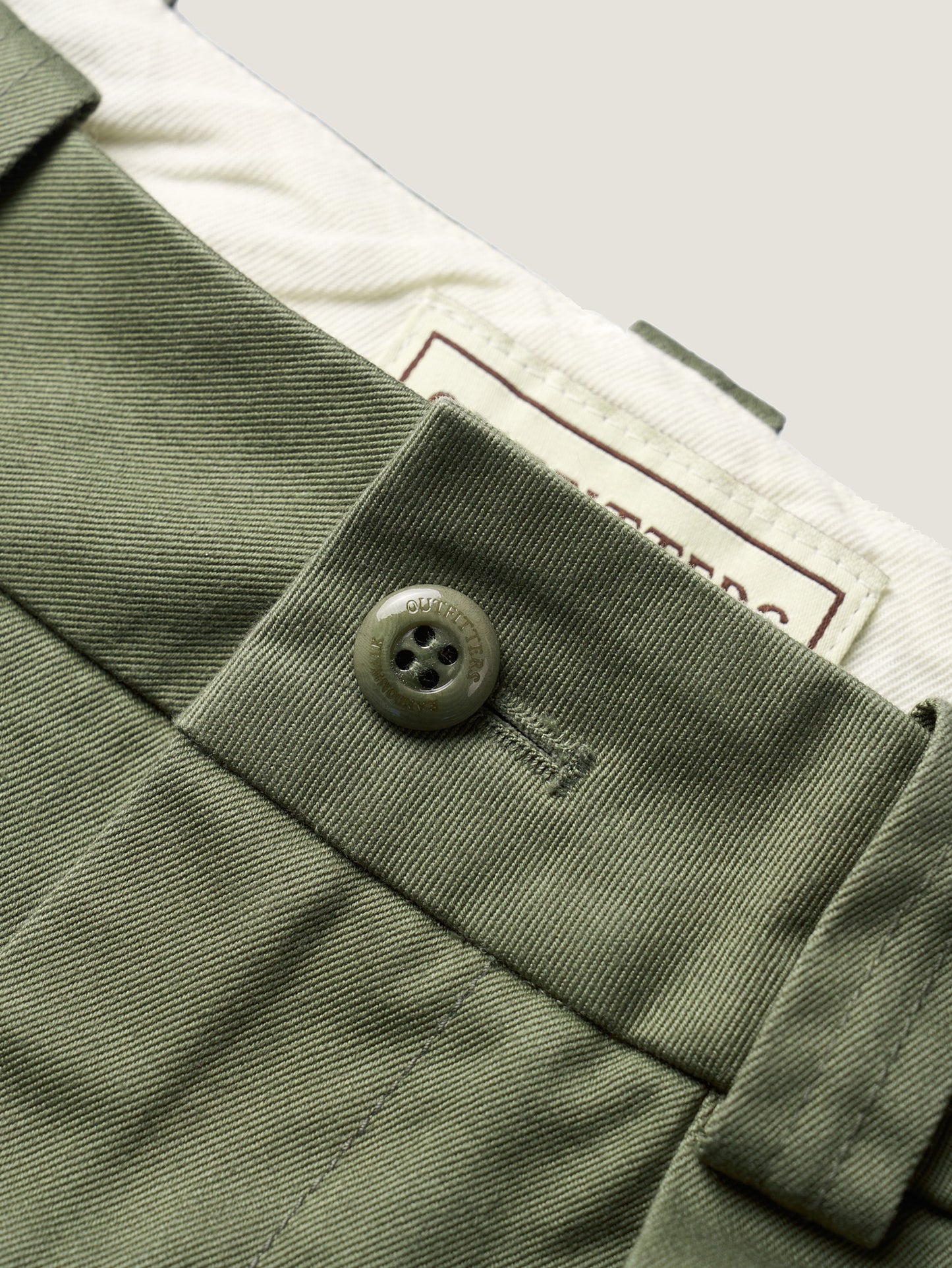 50's AMERICAN CHINO SHORTS [ Military Khaki ]