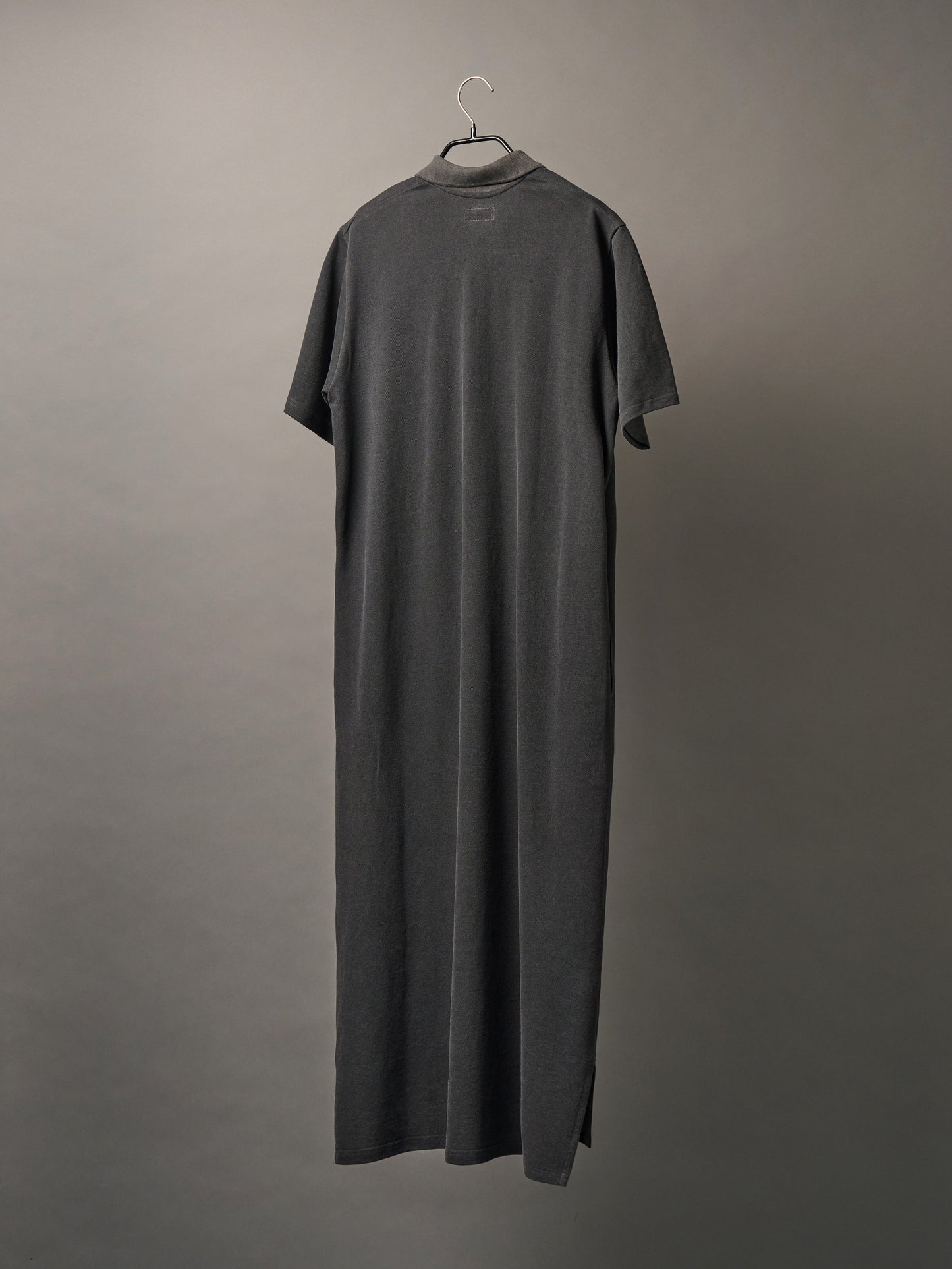 (-30%) COURT PIQUE COTTON DRESS [ Charcoal Grey ]