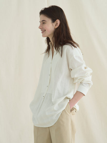 (-30%) BREAKFAST LONG SHIRT [ Antique Ivory ]