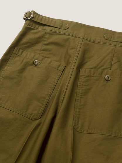 50's ITALIAN ARMY CHINO PANTS [ Golden Brown ]