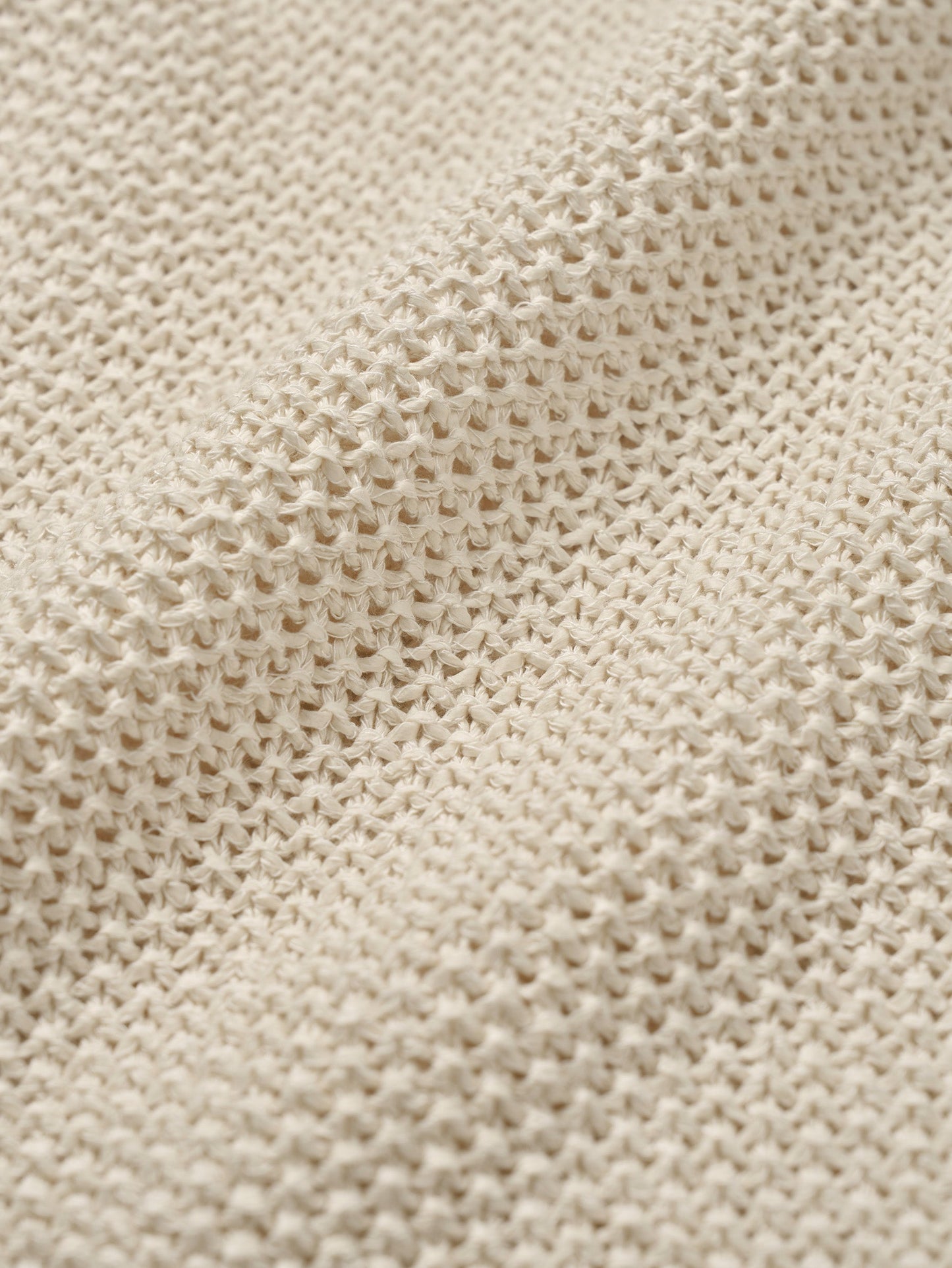 LOW GAUGE SKIPPER SWEATER New Season [ Soft Cream ]