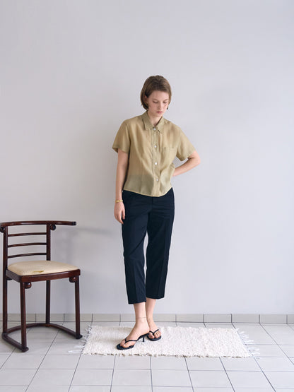 PATRICIA ANKLE PANTS [ Classic Black ]