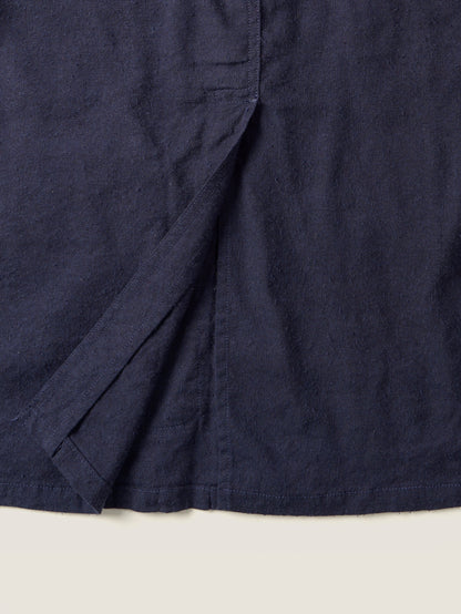 CAROLINE SILK LINEN JACKET [ Royal Blue ]