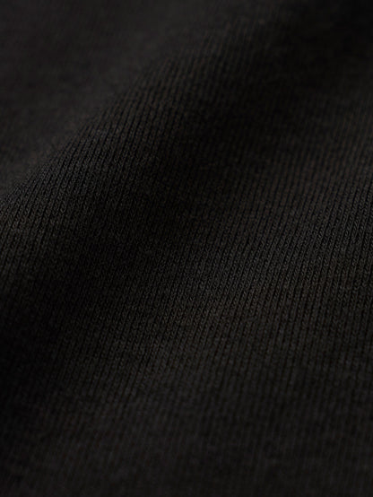 SMOOTH SCOOP NECK TOP [ Black ]