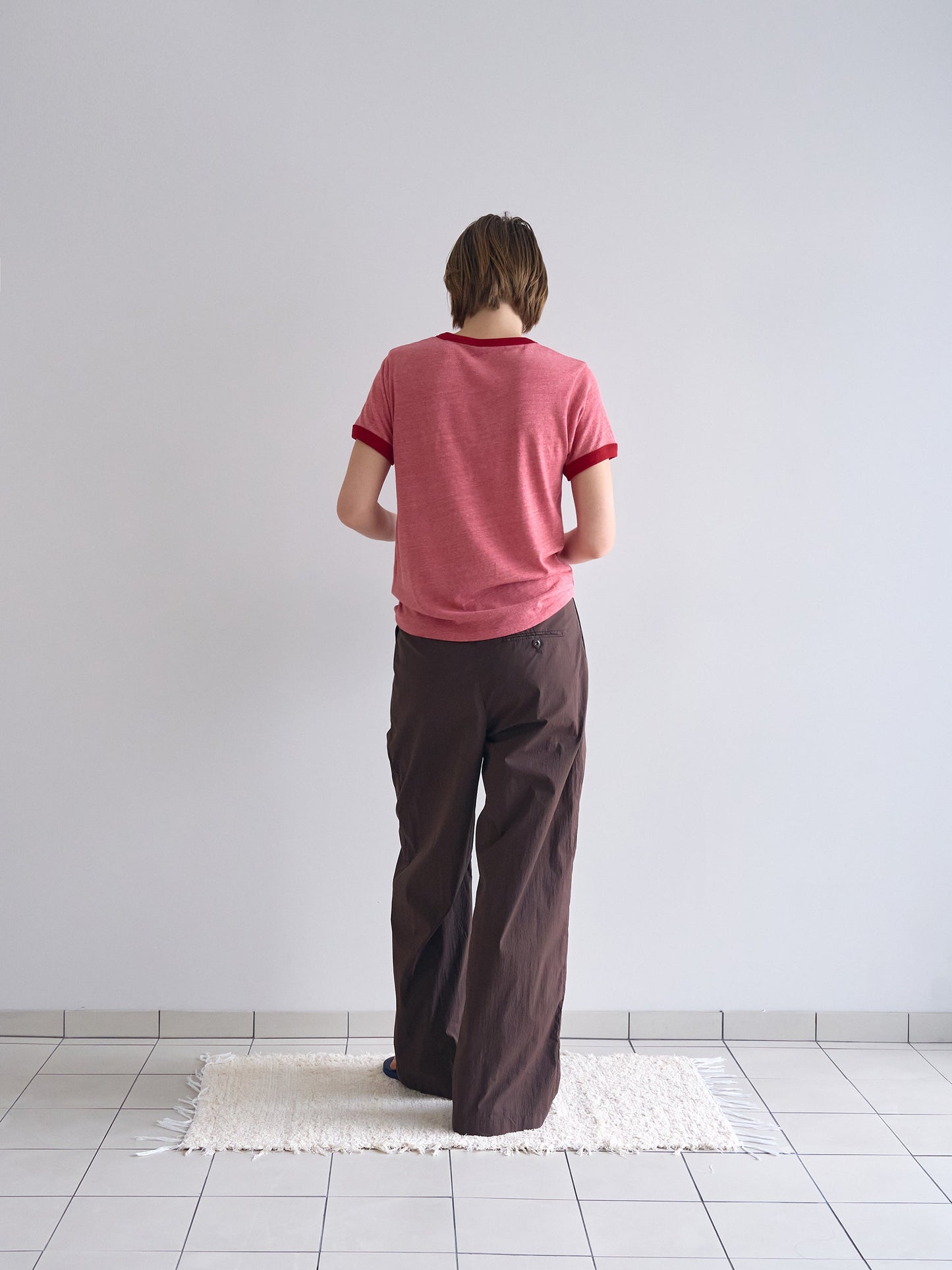 ROSA EASY COTTON PANTS [ Brown ]