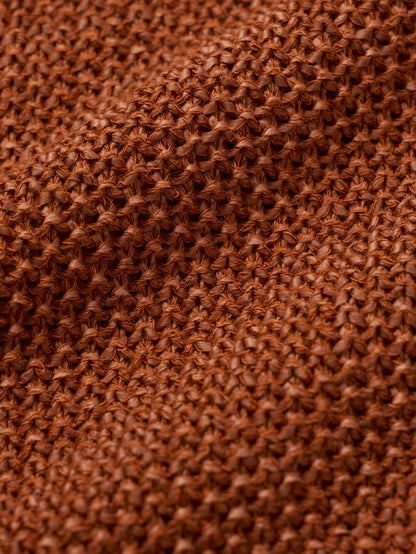 LOW GAUGE SKIPPER SWEATER New Season [ Terracotta Red ]