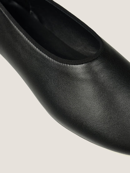 GRACE OPERA FLATS [ Classic Black ] Italian Leather