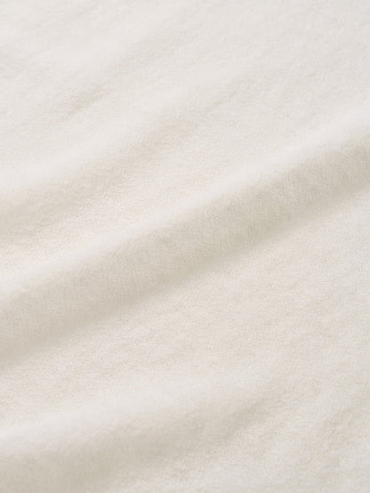 RUSTLE WOOL TURTLE TOP [ Warm Ivory ]