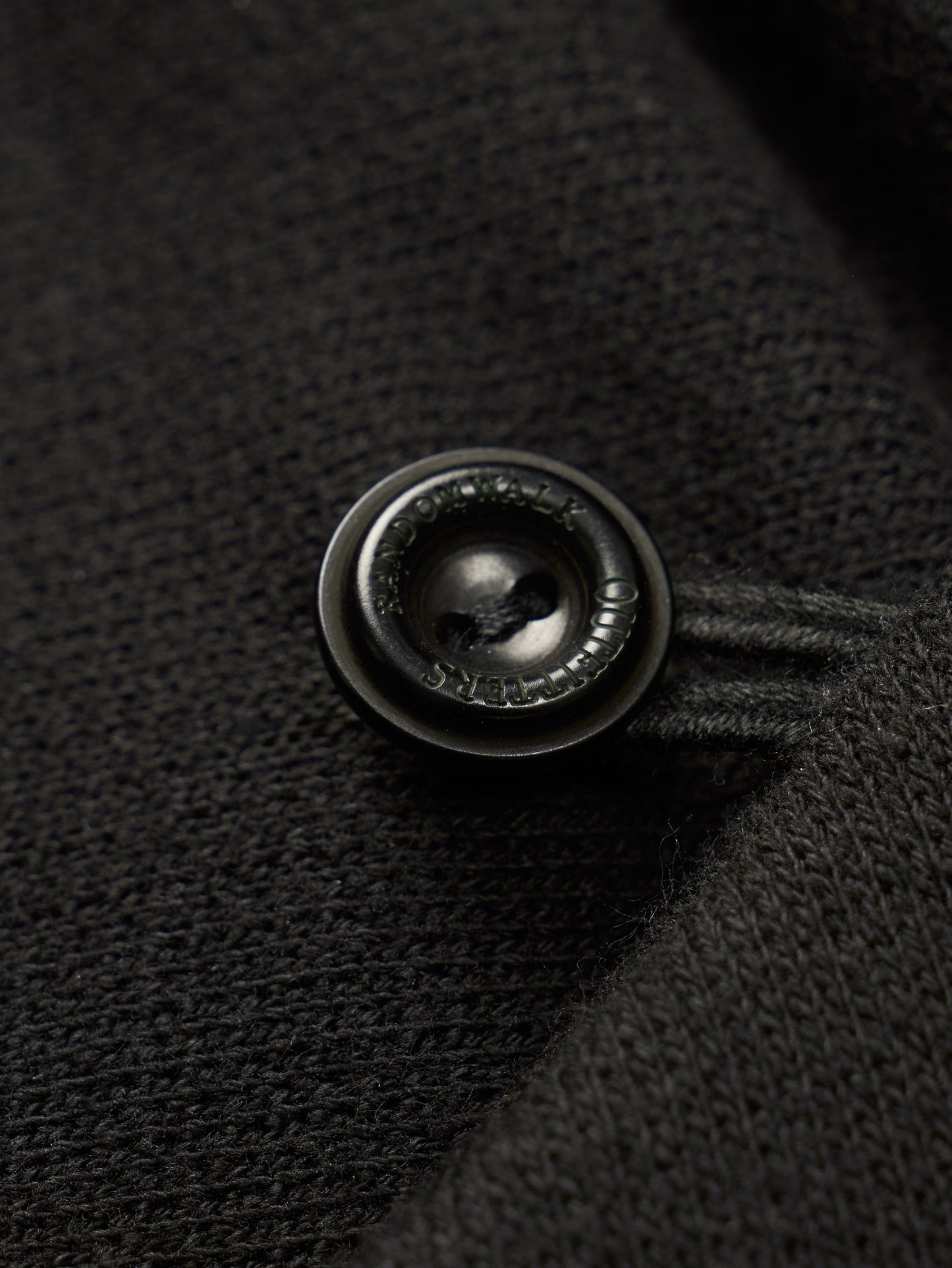 SHAWL COLLAR SWEATSHIRT [ Deep Black ]