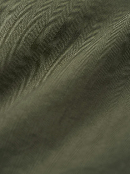 LILY UTILITY CARGO SKIRT [ Herringbone Khaki ]