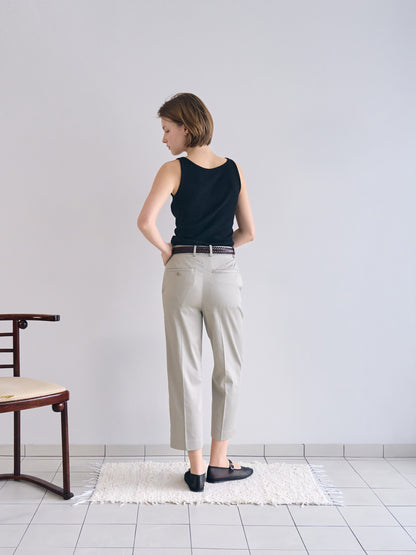 SOFT STRETCH SLEEVELESS [ Black ]