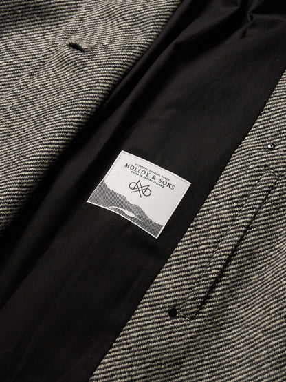 SHELBY COAT [ Black Donegal Tweed ] 2nd pre-order
