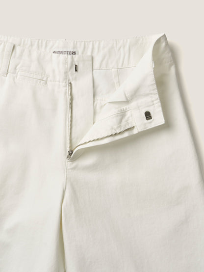LENTO BERMUDA SHORTS [ Washed White ]