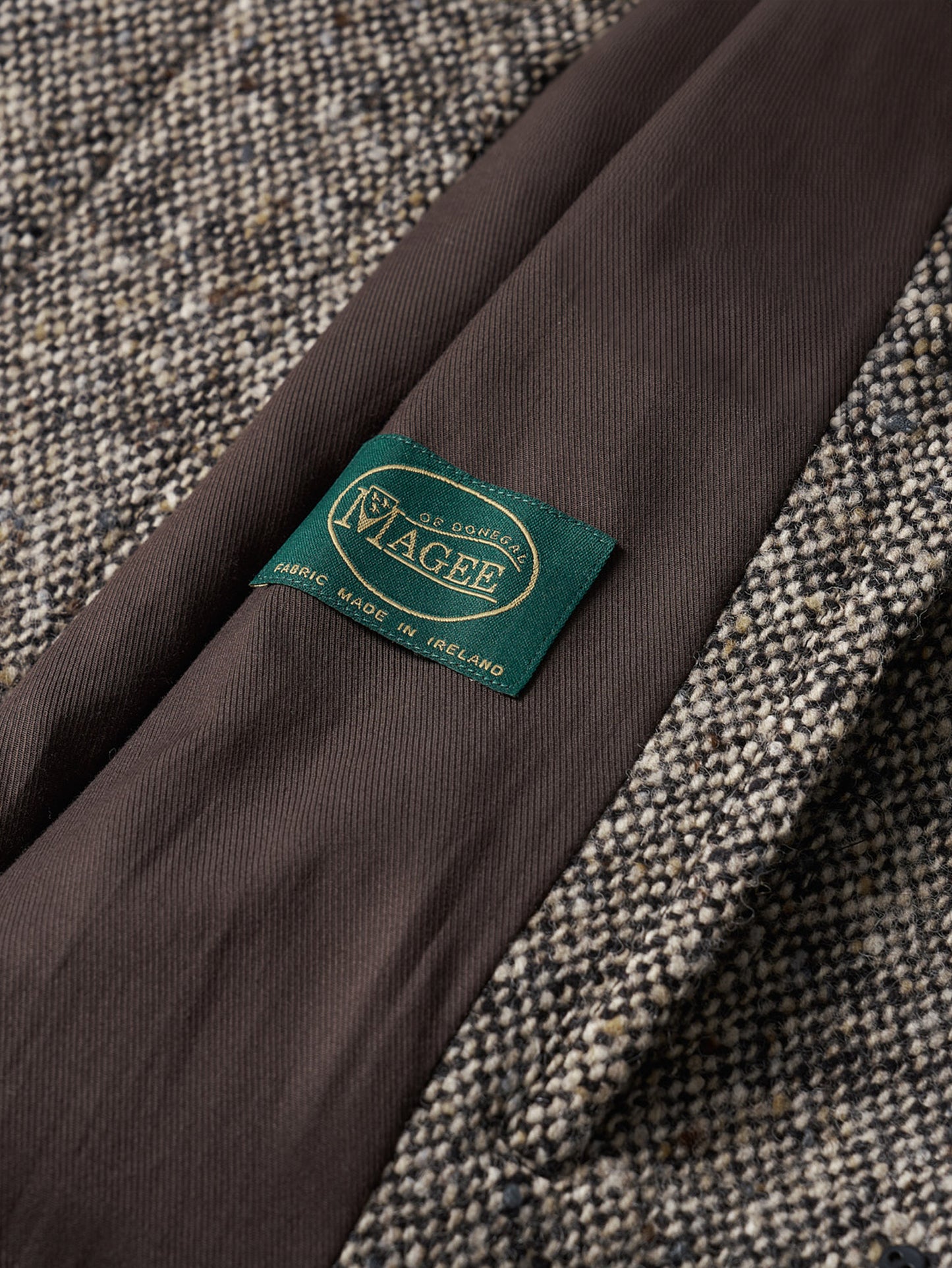 CHABROL COAT [ Salt & Pepper Black Tweed ]