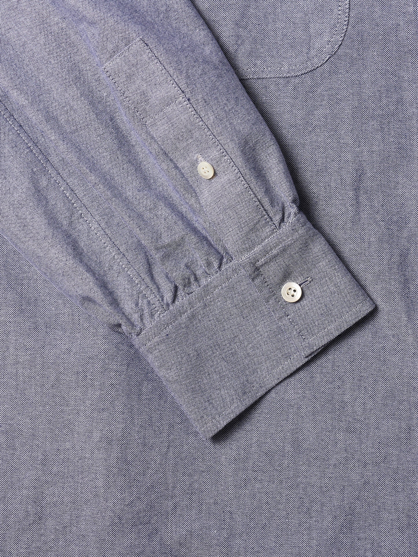 2 POCKET BUTTON DOWN SHIRT [ Navy Oxford ]