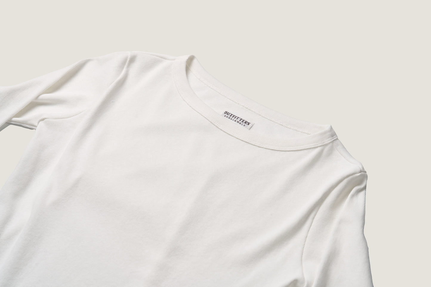 SOFTNESS 3/4 SLEEVE TEE [ White ] - 2nd Restock