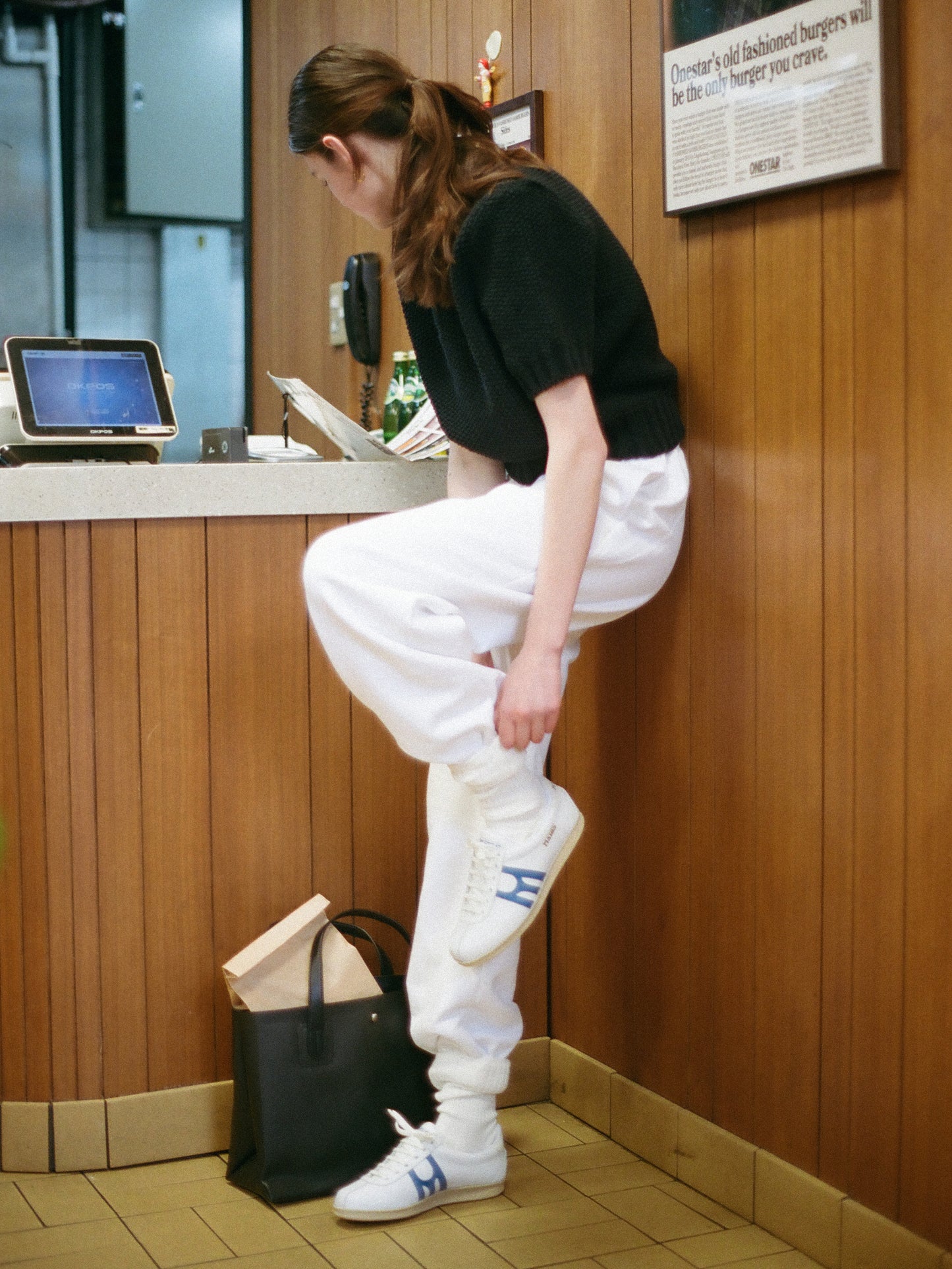 ALL DAY SWEATPANTS [ Clean White ]
