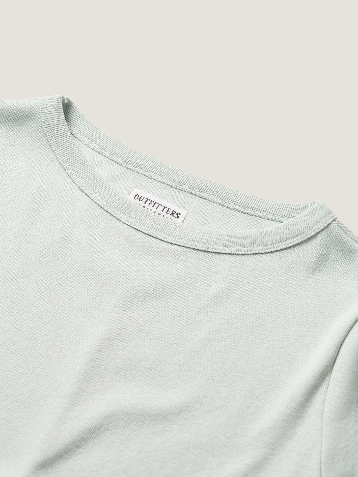 SOFTNESS 3/4 SLEEVE TEE [ Light Mint ]