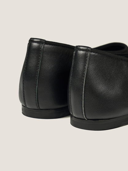 GRACE OPERA FLATS [ Classic Black ] Italian Leather