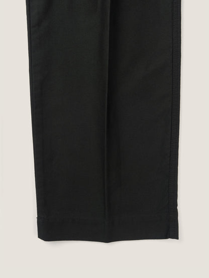 50's ITALIAN ARMY CHINO PANTS [ Rich Black ]