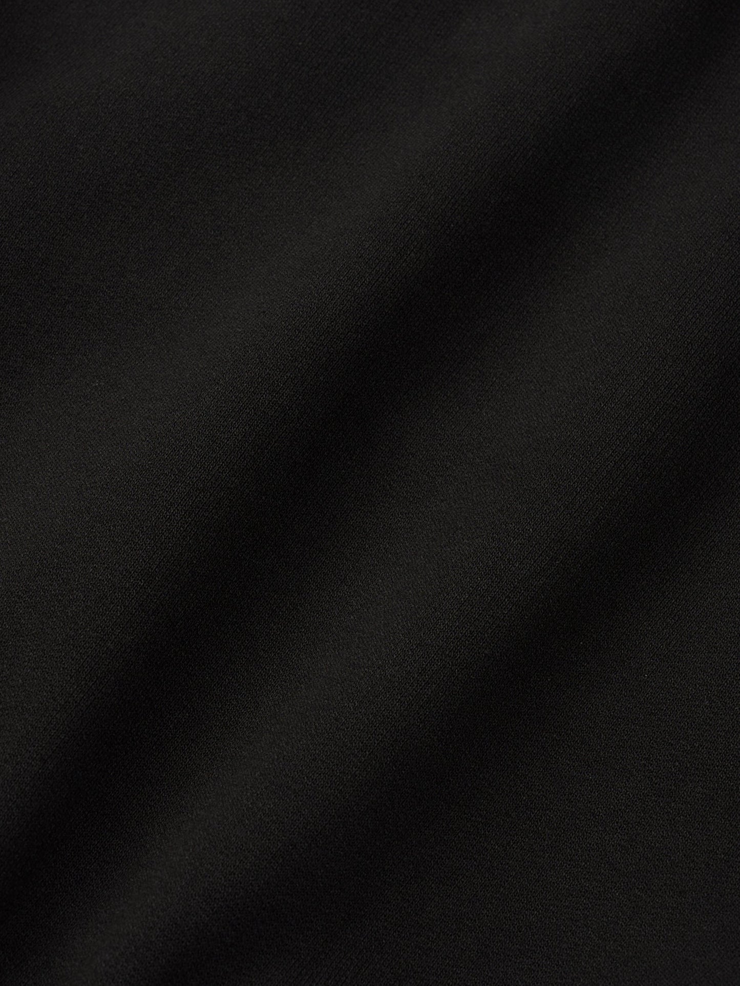 SHAWL COLLAR SWEATSHIRT [ Deep Black ]