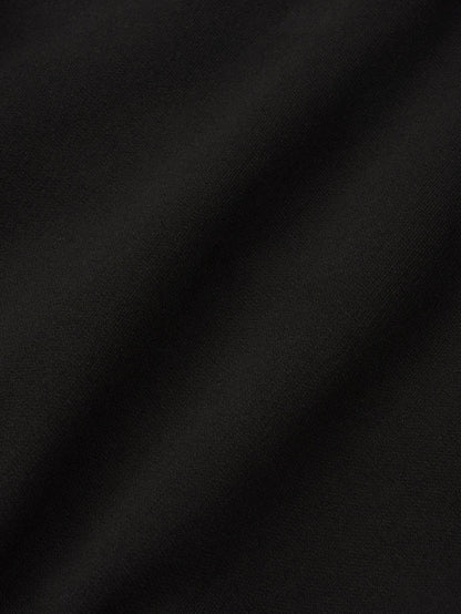 SHAWL COLLAR SWEATSHIRT [ Deep Black ]