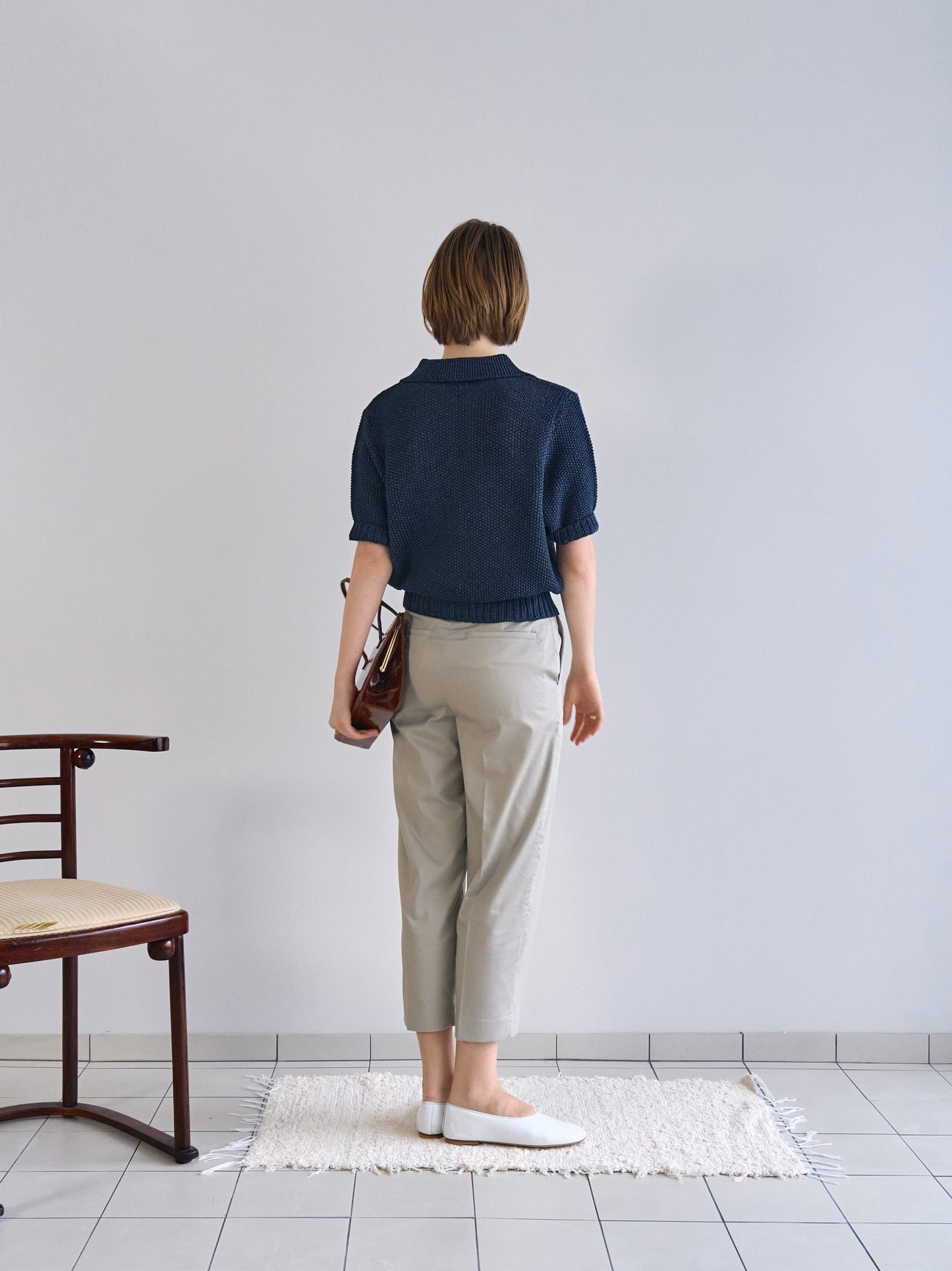 LOW GAUGE SKIPPER SWEATER New Season [ Indigo Navy ]