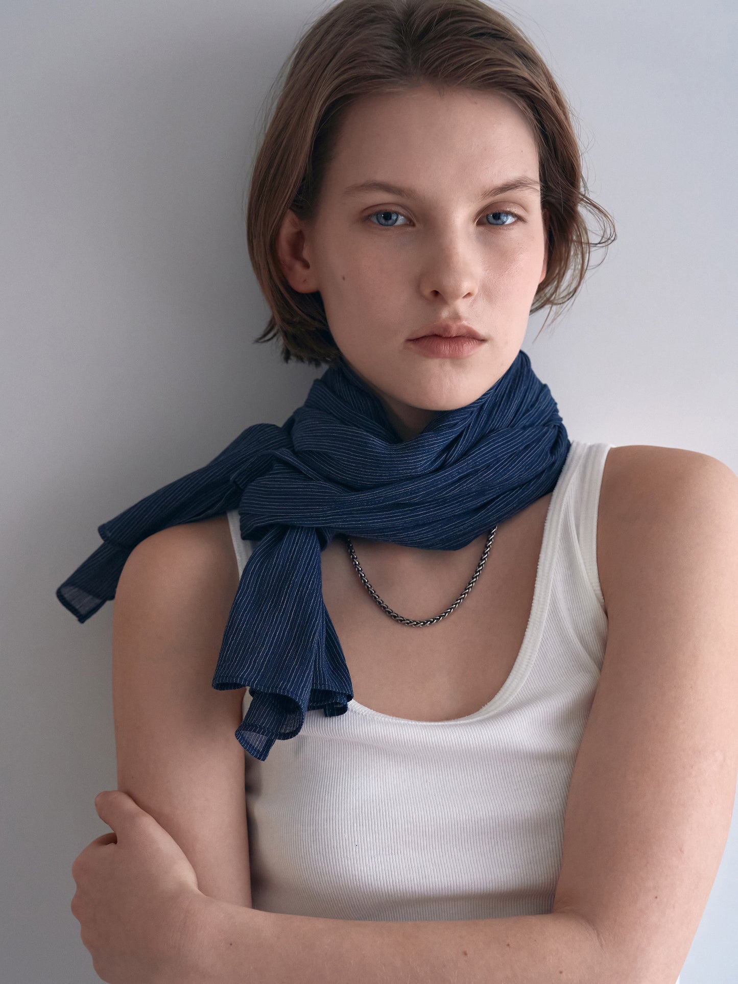 SOFT STRETCH SLEEVELESS [ White ]