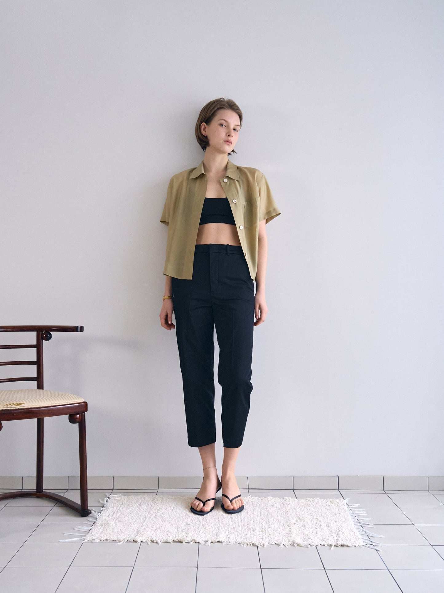 PATRICIA ANKLE PANTS [ Classic Black ]