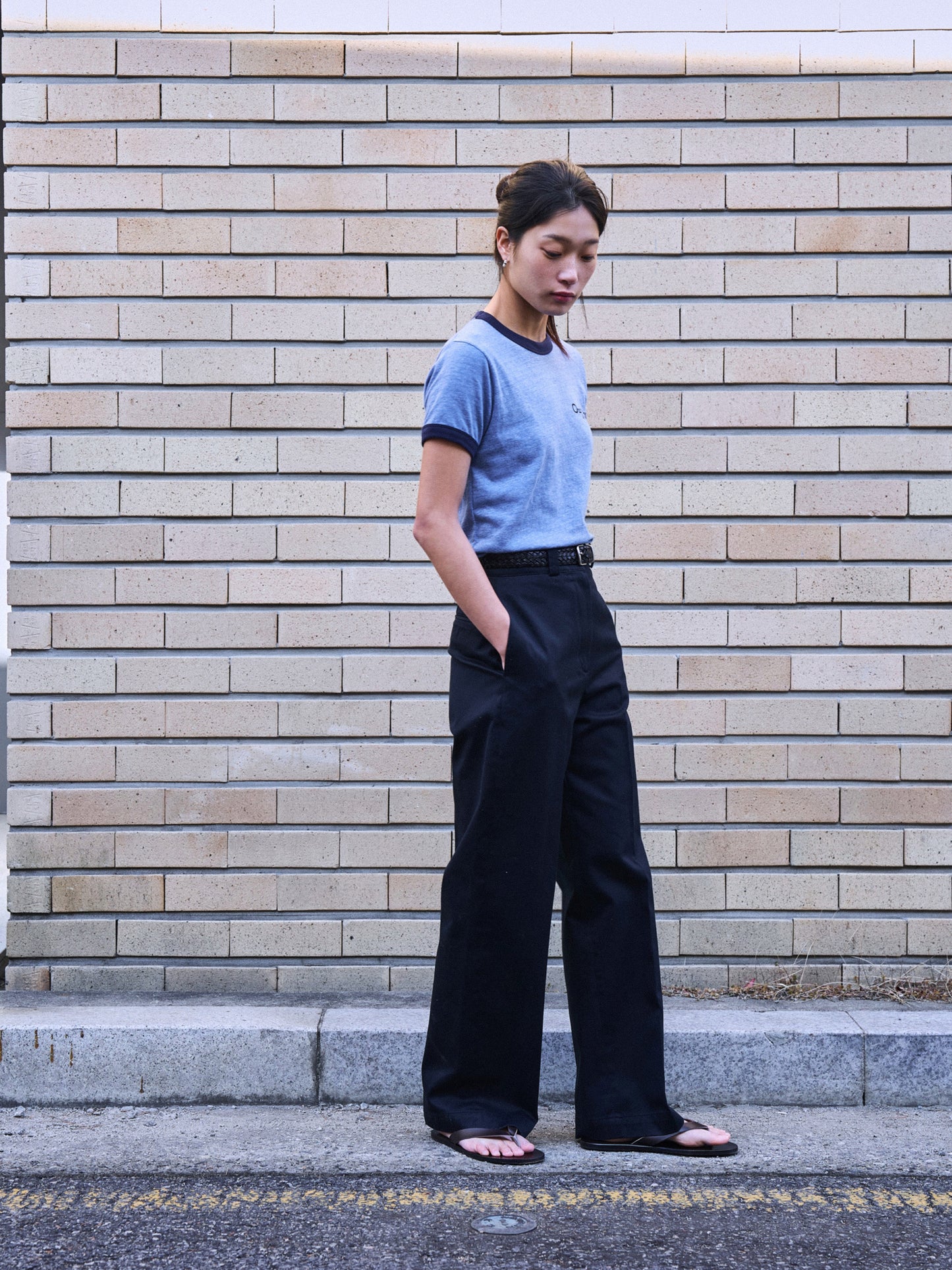 60s ORIGINAL CHINO PANTS [ Deep Navy ] 1st Reorder
