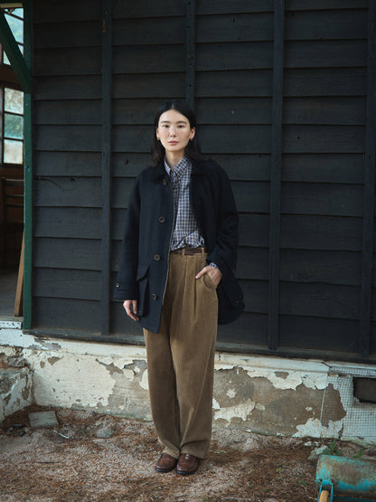 VERMONT HALF COAT [ Rich Black ]