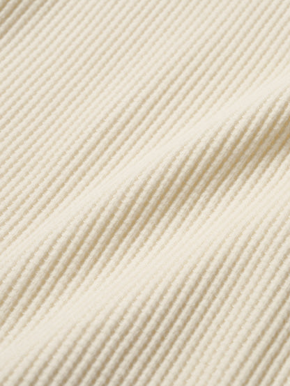 SALLY'S WAFFLE TURTLE TEE [ Cream ] 5th Reorder