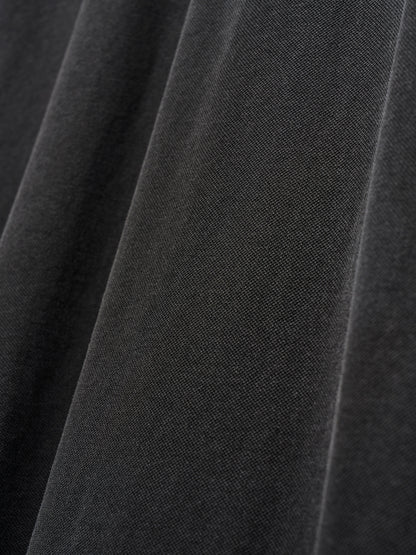 (-30%) COURT PIQUE COTTON DRESS [ Charcoal Grey ]