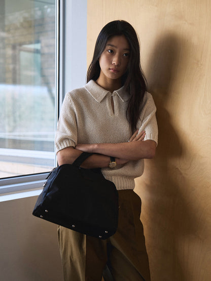 LOW GAUGE SKIPPER SWEATER New Season [ Soft Cream ]