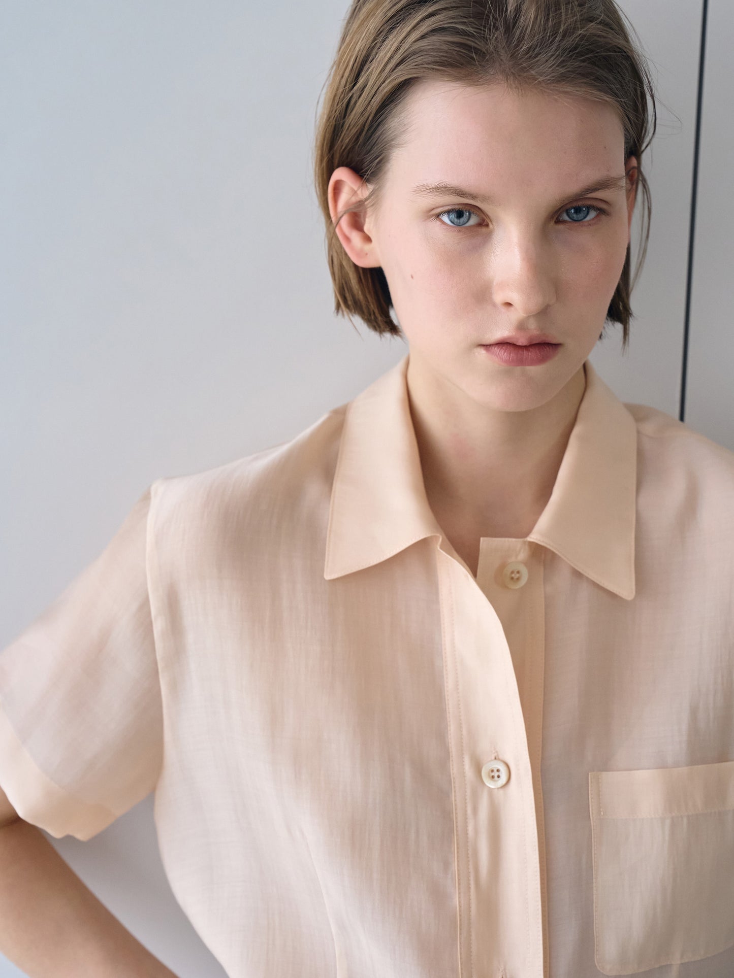 O'KEEFFE SHIRTS [ Apricot Beige ]