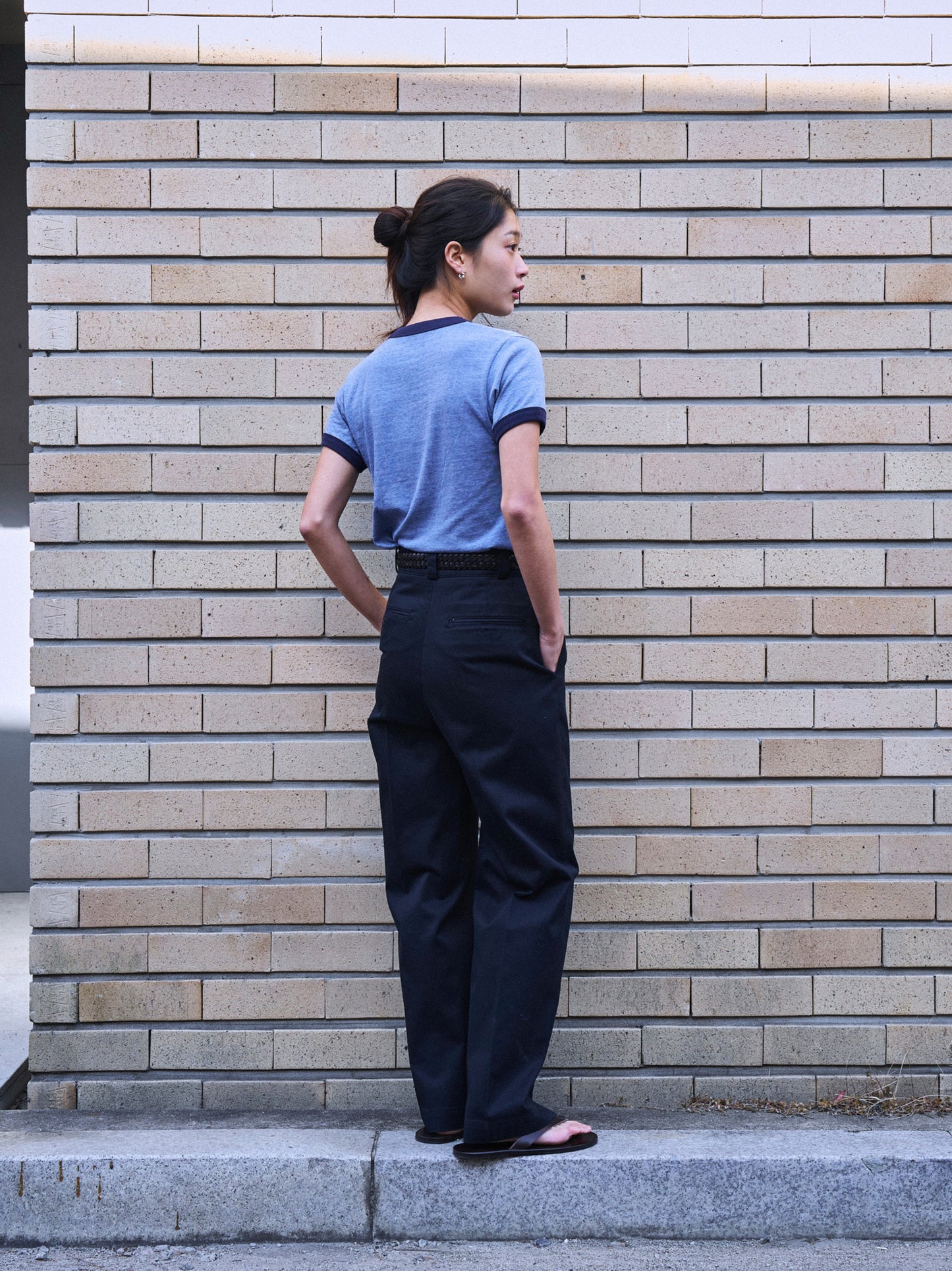 60s ORIGINAL CHINO PANTS [ Deep Navy ] 1st Reorder