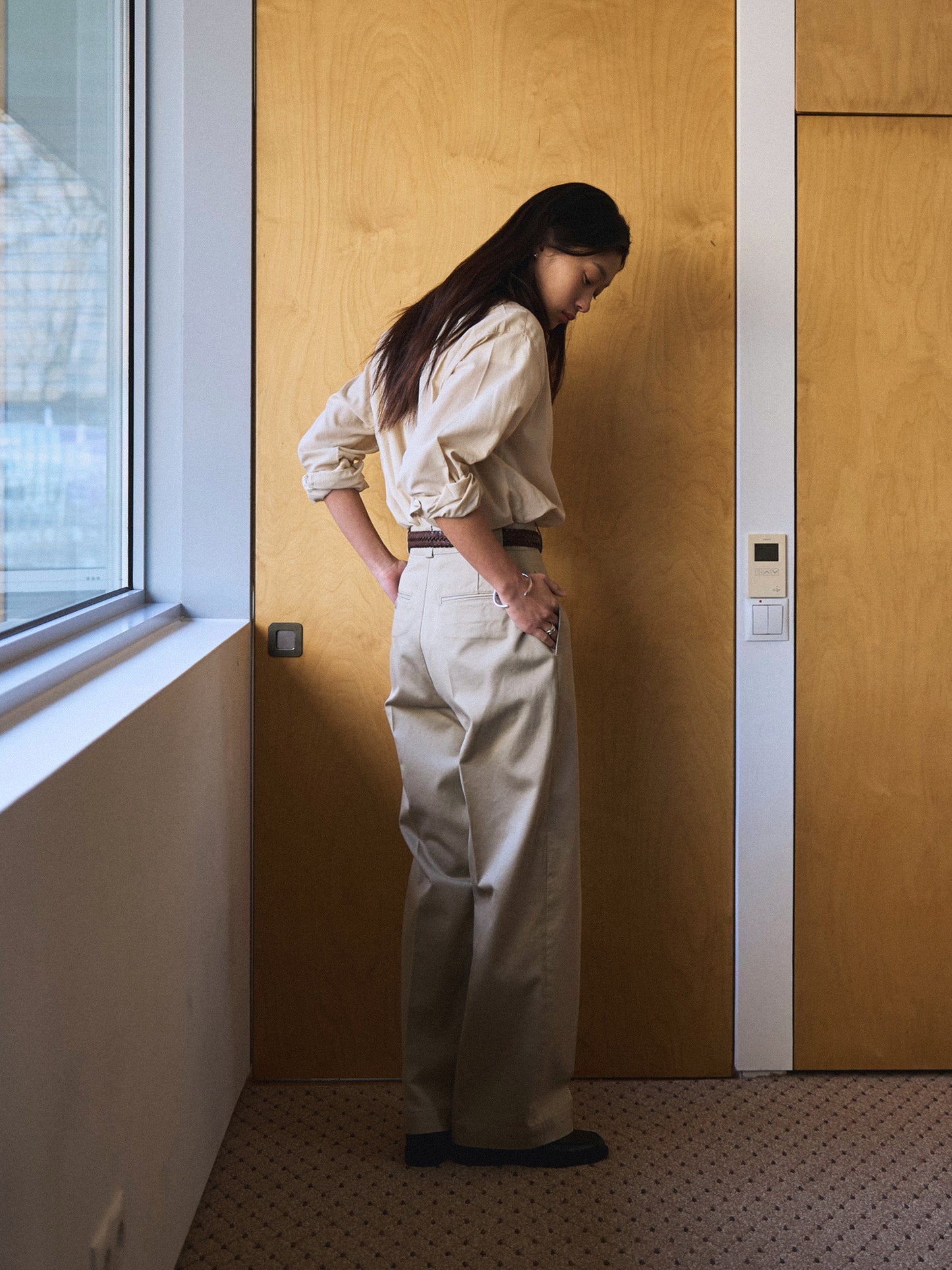 MARTHA LIGHT COTTON SHIRT [ Neutral ]