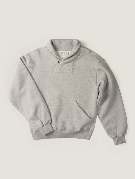 SHAWL COLLAR SWEATSHIRT [ Gray Melange ] 1st Reorder