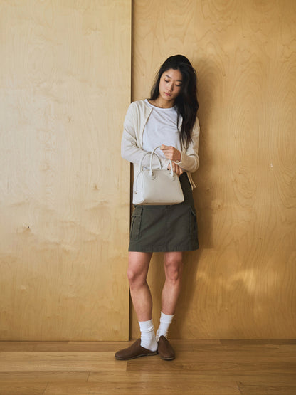 AIRY WAFFLE CARDIGAN [ Cream ]