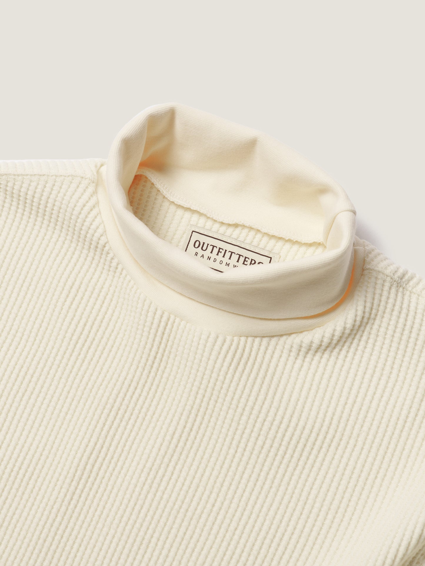 SALLY'S WAFFLE TURTLE TEE [ Cream ] 5th Reorder