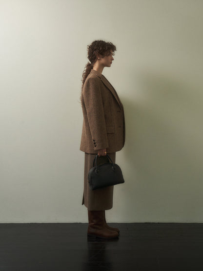 (-20%) DIANA TWEED BLAZER [ Country Check ]